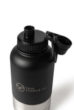 Load image into Gallery viewer, Dog Water Bottle With Bowls - Midnight Black