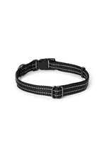 Load image into Gallery viewer, Black nylon dog collar with plastic clip