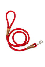 Load image into Gallery viewer, Rope Dog Lead - Velvet Red - The Sasha