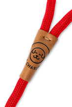 Load image into Gallery viewer, Rope Dog Lead - Velvet Red - The Sasha