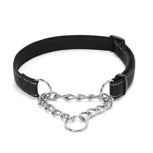 Black Martingale Collar - Chain