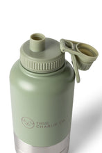Load image into Gallery viewer, Dog Water Bottle With Bowls - Gumleaf Green
