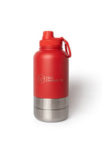 Load image into Gallery viewer, Dog Water Bottle With Bowls - Velvet Red
