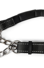 Load image into Gallery viewer, Midnight Black Martingale Collar - Chain

