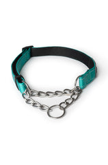 Costal Teal Martingale Collar - Chain