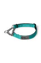 Load image into Gallery viewer, Costal Teal Martingale Collar - Chain

