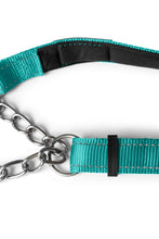 Load image into Gallery viewer, Costal Teal Martingale Collar - Chain
