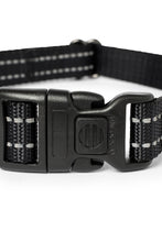 Load image into Gallery viewer, Black nylon dog collar with plastic clip
