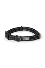Load image into Gallery viewer, Black nylon dog collar with plastic clip
